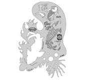 Трафарет Artool KANJI MASTER KOI (FH KM 2)