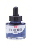 Акварель жидкая Ecoline банка 30 мл №506 Ultramarine deep (Ультрамарин насыщенный)