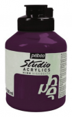 Краска акриловая Pebeo Studio Acrylics, 500 мл, цвет фиолетовый восточный