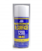 Mr. Hobby Краска-грунтовка в баллончике Mr. Surfacer 1200 Grey, 170 мл