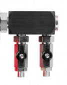 SATA 158808 Выходной блок с двумя шаровыми кранами для фильтров серии 400