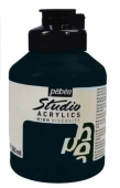 Краска акриловая Pebeo Studio Acrylics, 500 мл, цвет прусский синий