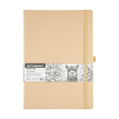 Sketchmarker Скетчбук 140 г/кв.м, (А4) 210х297 мм, 80 листов, благородный бежевый