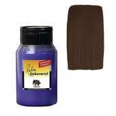 Краска акриловая Dekoracryl, 750 мл, цвет темно-коричневый