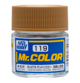 Mr. Hobby Краска 10 мл C119 RLM76 SAND YELLOW