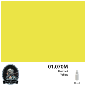 Краска акриловая Jim Scale 01.070M цвет Желтый Yellow, 10 мл