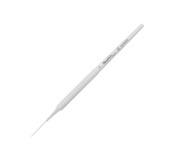 Кисть-лайнер Roubloff серии Aqua white liner №1, белоснежная синтетика, короткая ручка