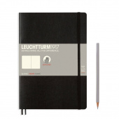 Leuchtturm1917 Блокнот нелинованный Classic B5, 123 пронумерованных страниц, мягкая обложка, цвет черный