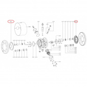 SATA 60012 Ремонтный комплект для мембраны Vario Top Spray насоса