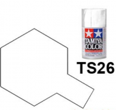 Краска Tamiya TS-26 Pure White (Чистый белый) 100 мл
