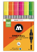 Набор маркеров Molotow ONE4ALL Acrylic Twin Neon Set (6 шт.)