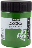 Краска акриловая Pebeo Studio Acrylics, 500 мл, цвет зеленая земля