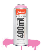 Краска аэрозольная Belazo Art Spray Light Fuchsia, 400 мл
