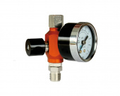 Walcom 90147/W Прямоточный регулятор давления с манометром входной к краскораспылителю