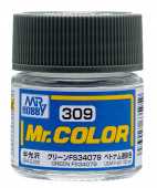 Mr. Hobby Краска 10 мл C309 GREEN FS34079