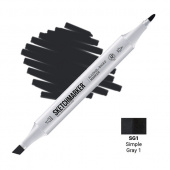 Маркер SKETCHMARKER SG1 Simple Gray 1 (Простой серый 1)