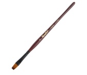 Кисть Roubloff серии 17RB STANDARD №8, синтетика, имитация колонка, плоская, фигурная ручка