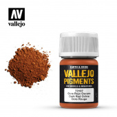 73107 Пигмент Vallejo Pigments - Dark Red Ochre (Охра красная темная)