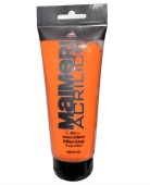 Краска акриловая Maimeri Acrilico Brilliant Orange (Ярко-оранжевый), 75 мл
