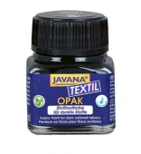 Нерастекающаяся краска по темным тканям C.Kreul Javana Tex Opak черная 20 мл