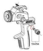134056 Втулка регулятора факела для SATAjet 3000 для установки с правой стороны