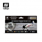 71149 Набор красок Vallejo RAF Day Fighters pre-war to 1941 (8 цветов)