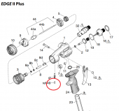 Graco 257099 Винт установочный с головкой под торцевой ключ (модель 17P654 EDGE II Plus поз. 49)