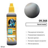 Краска акриловая универсальная Jim Scale 09.368 цвет Burnt metal (металлик), 60 мл