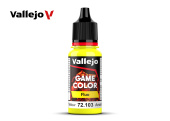 72103 Краска Vallejo Game Color Fluorescent Yellow (Флуоресцентный желтый)
