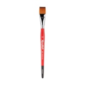 Кисть Roubloff серии restyle 1S24 №22 синтетика, имитация волос сибирского колонка, плоская, короткая ручка
