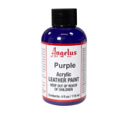 Краска для кожи и ткани Angelus Leather Acrylic Paint 047 Purple, 118 мл