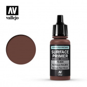 Vallejo Surface Primer German Red Brown акриловый полиуретановый грунт красно-коричневый, 17 мл