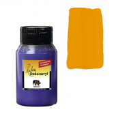 Краска акриловая Dekoracryl, 750 мл, цвет индийский желтый