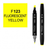 Маркер Touch Twin F123 флюр желтый