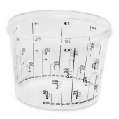 Интерколор Емкость пластиковая для смешивания красок 0,75 л, 200 шт.