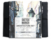 Набор маркеров Sketchmarker Architecture (36 шт. 'Архитектура' + сумка-органайзер)
