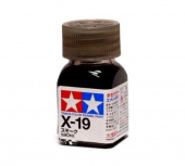 X-19 Краска Tamiya Дымчатая (Smoke Gloss), эмаль 10 мл