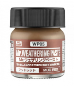Mr. Hobby Краска 40 мл Mr. Weathering COLOR WP05 MUD RED