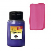 Краска акриловая Dekoracryl, 750 мл, цвет пурпурный