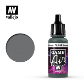 72754 Краска Vallejo GAME AIR Gunmetal (Оружейный металл)