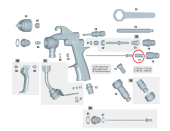 Цилиндрическая пружина 6,1x24x1,5 мм желтая для к/р Sagola