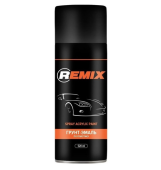 REMIX Грунт-эмаль по пластику/для бампера аэрозольный, черный, 520 мм