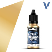 77117 Краска Vallejo True Metallic Metal - Arcane Gold Light (тайное золото), 18 мл