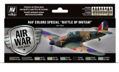 71144 Набор красок Vallejo RAF colors special “Battle of Britain” (8 цветов)
