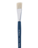 Кисть Альбатрос серии Байкал, щетина, плоская №20, длинная ручка