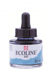 Акварель жидкая Ecoline банка 30 мл №551 Sky blue light (Небесно-голубой светлый)