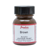 Краска для кожи и ткани Angelus Leather Acrylic Paint 014 Brown, 29,5 мл