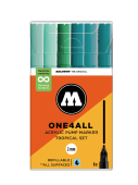 Набор маркеров Molotow ONE4ALL 127HS Tropical Set (2 мм / 6 шт.)