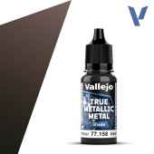 77158 Краска Vallejo True Metallic Metal - Rusty Metal Shade (ржавый металл), 18 мл