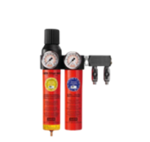 SATA 92833 Двухступенчатый комби-фильтр 444 тонкой очистки с регулятором давления, на подставке